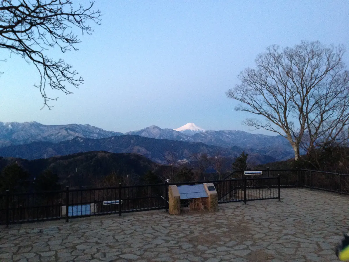 山頂からの富士山