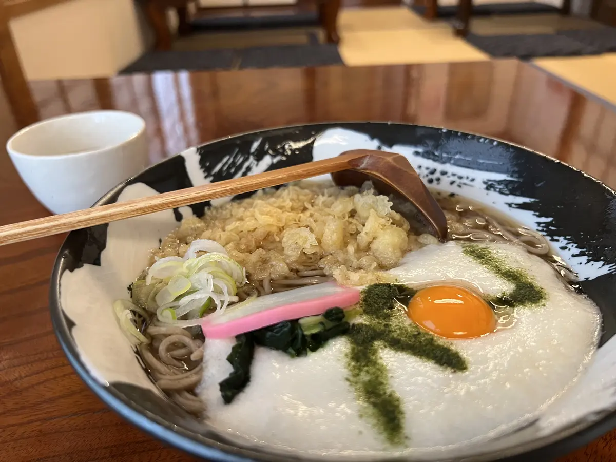 たぬきとろろそば