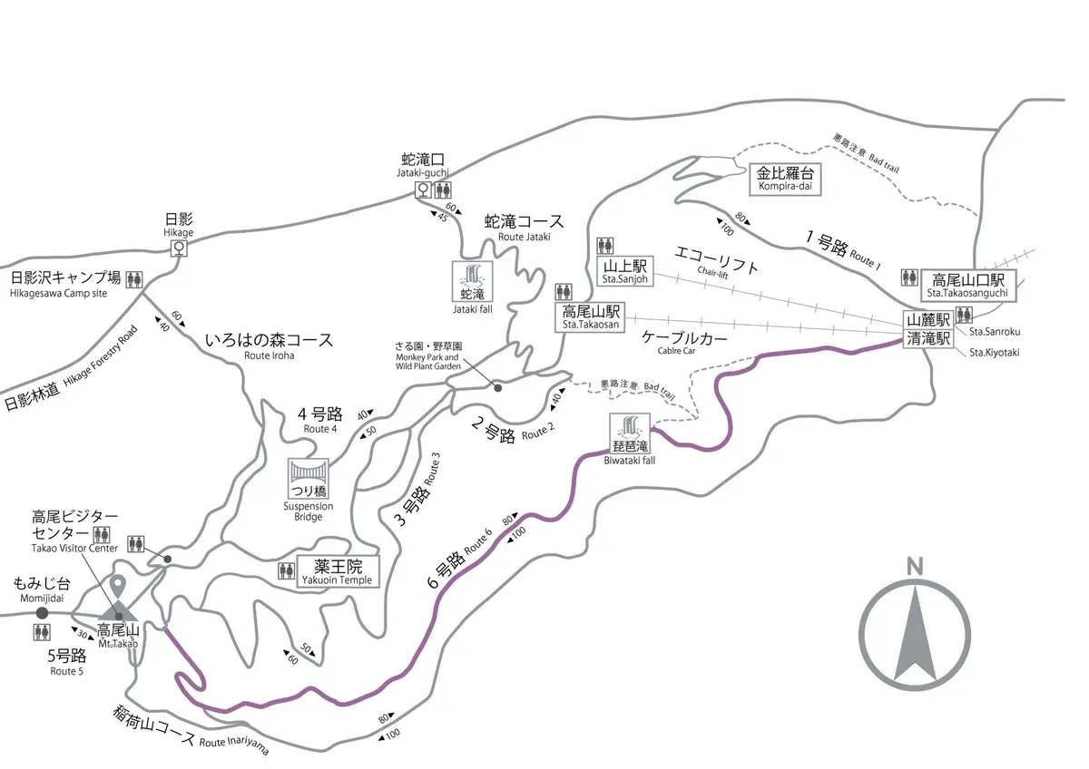 6号路のマップ