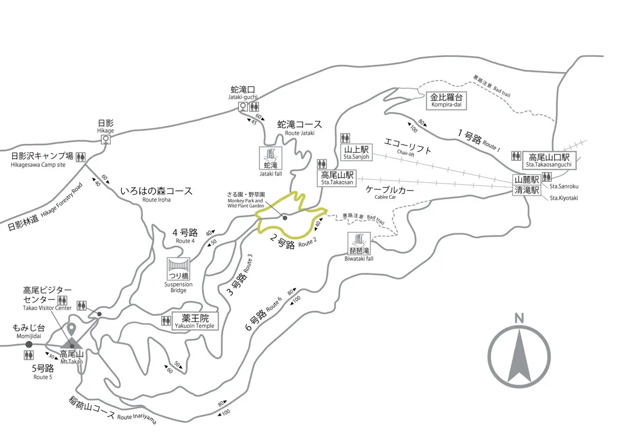 2号路のマップ