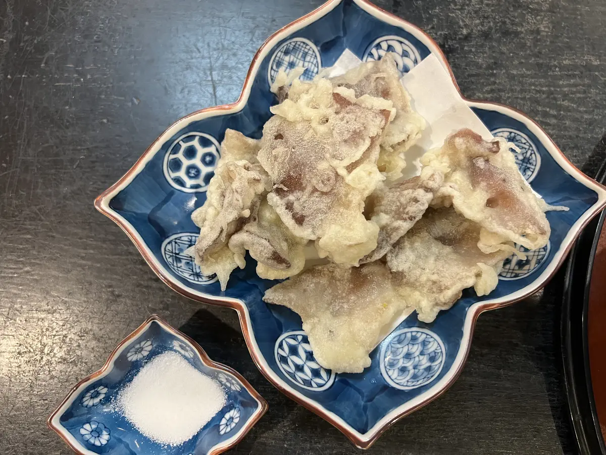 天狗の耳たぶ（八王子産きくらげの天ぷら）